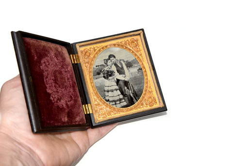 heirloom tintypes ambrotype  thermoplastic cases